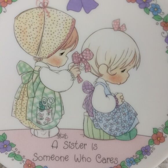 Vtg. Precious Moments "Sister" Plate - Picture 4 of 5
